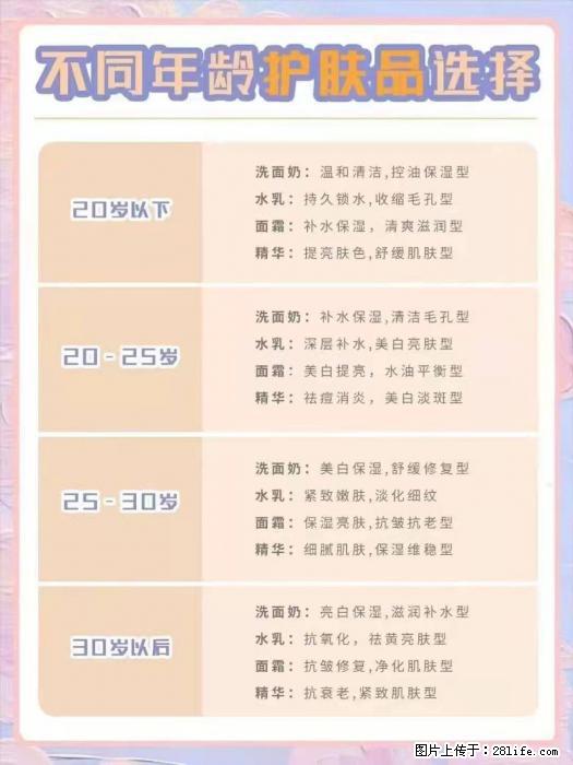 【姬存希】不同年龄，不同护肤的选择，你选对了吗？请爱惜自己！ - 生活日用品 - 居家生活 - 阿拉尔分类信息 - 阿拉尔28生活网 ale.28life.net